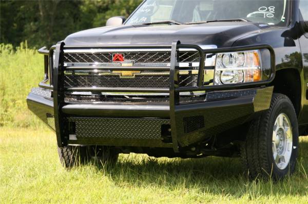 Black Steel Bumpers by Fab Fours - Chevy 2500HD/3500 2011-2014