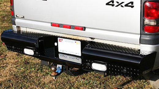 Fab Fours Black Steel - Rear Bumpers