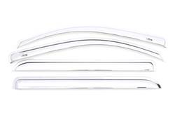 Auto Ventshade - Auto Ventshade 684536 Chrome Ventvisor Deflector 4 pc.