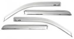 Auto Ventshade - Auto Ventshade 684101 Chrome Ventvisor Deflector 4 pc.