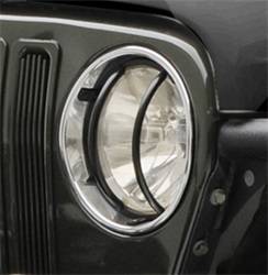 Smittybilt - Smittybilt 5692 Euro Headlight Guard