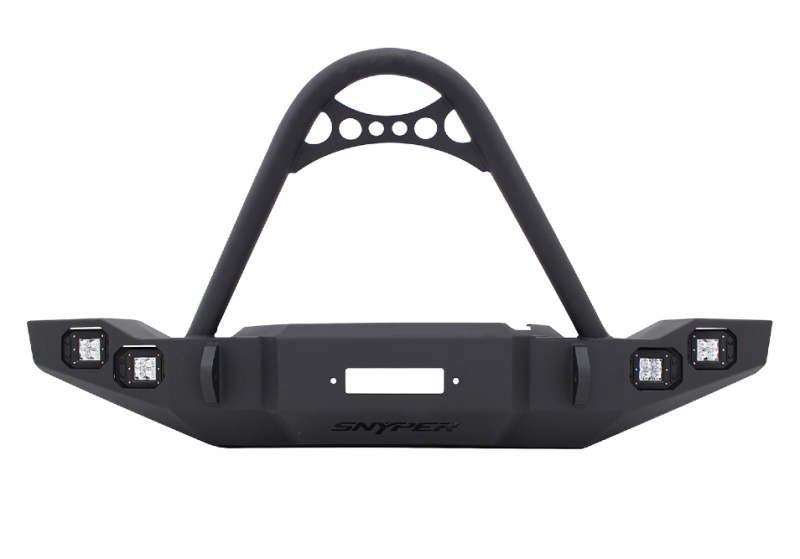 Westin - Westin 59-9515-12JKX5 Marksman Front Bumper w/Stinger Jeep Wrangler JK 2007-2018