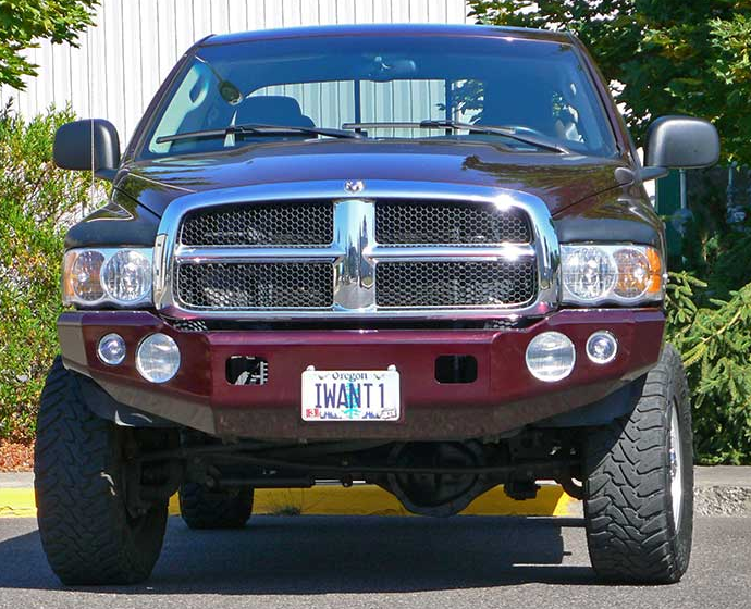 TrailReady - TrailReady 11400B Winch Front Bumper for Dodge Ram 1500 2002-2005