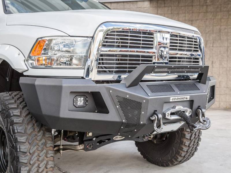 Go Rhino - Go Rhino 24221T BR10 Winch Front Bumper Dodge Ram 2500/3500 2010-2018