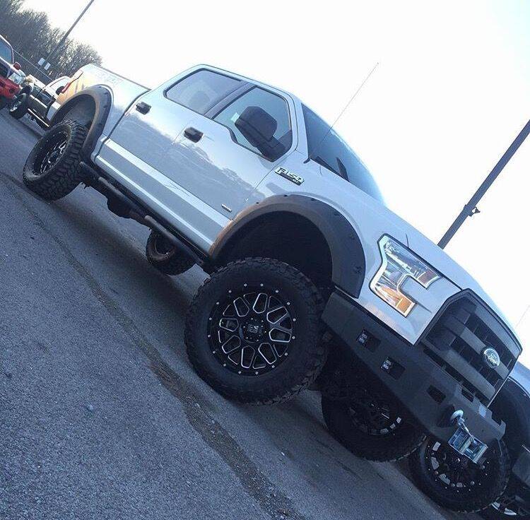 Hammerhead Bumpers - Hammerhead 600-56-0504 Low Profile LED Front Bumper with Square Light Holes Ford F150 2015-2017