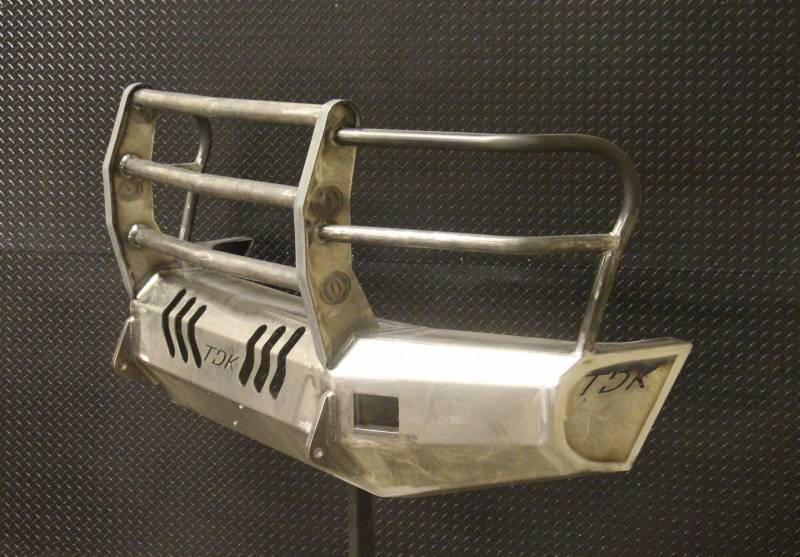 Throttle Down Kustoms - Throttle Down Kustoms BGRIL1717F Front Bumper with Grille Guard Ford F250/F350 2017-2018