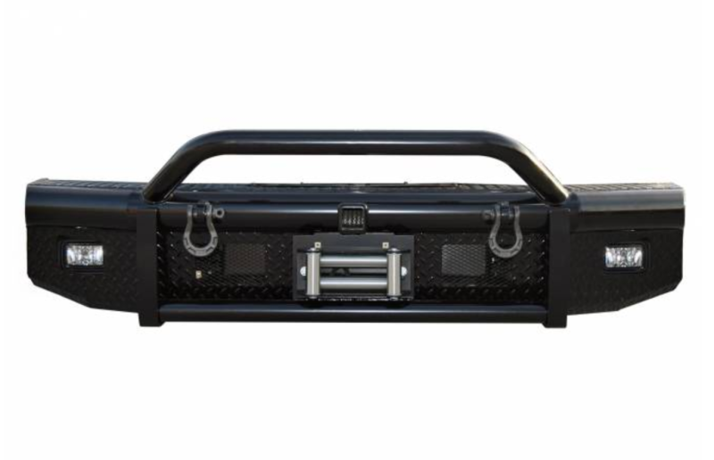 Steelcraft - Steelcraft 55-14080 HD Winch Ready Pipe Bullnose Front Bumper Nissan Titan XD Diesel Only 2016-2020