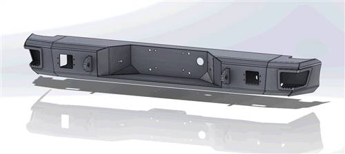 Hammerhead Bumpers - Hammerhead 600-56-0499 Flush Mount Rear Bumper without Sensors Chevy Silverado 1500 1999-2006 Classic