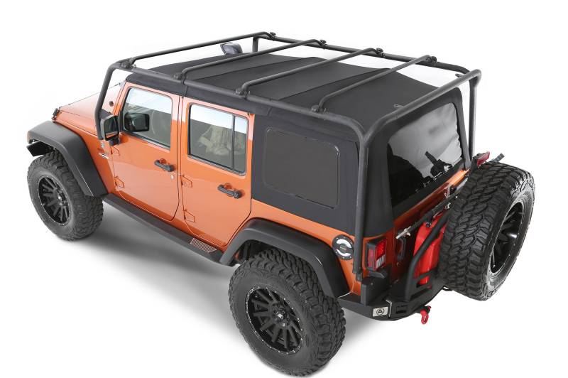 Smittybilt - Smittybilt 76717 SRC Roof Rack 4-Door Jeep Wrangler JK 2007-2018