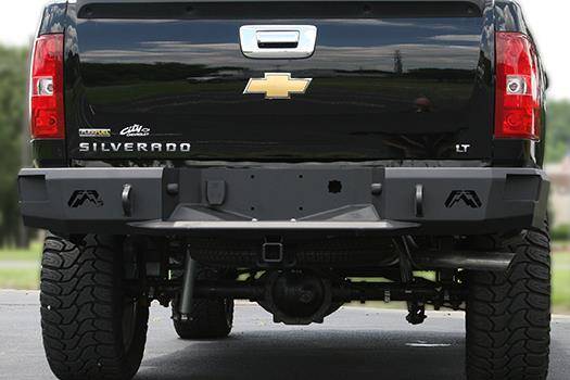 Fab Fours - Fab Fours CH14-W3050-1 Premium Rear Bumper without Sensors GMC Sierra 2500HD/3500 2015-2019