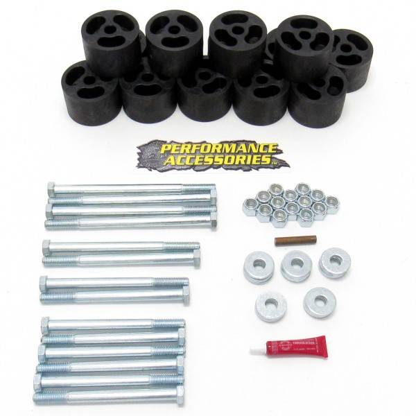 Performance Accessories - Performance Accessories PA562 2" Body Lift Kit Chevy Suburban 1973-1991