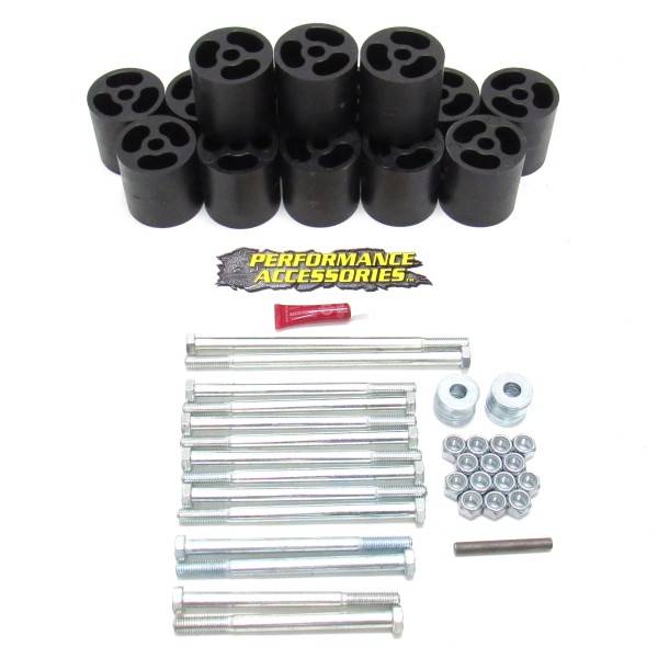Performance Accessories - Performance Accessories PA523 3" Body Lift Kit Chevy/GMC 1973-1987