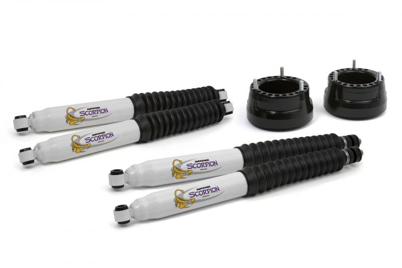 Daystar - Daystar KC09118BK 2" Leveling Kit with 4 Shocks Dodge RAM 1500 Mega Cab 2005-2010