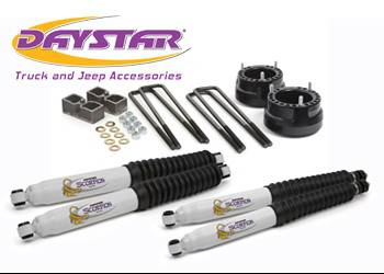 Daystar - Daystar KC09126BK 2" Lift with shocks Dodge RAM 2500/3500 1994-2010 and 2011-2013 1500 Mega Cab