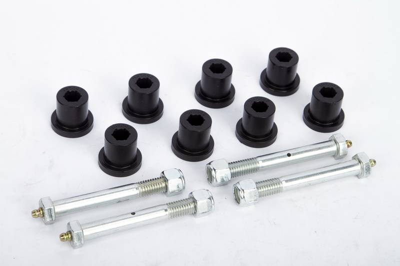 Daystar - Daystar KJ02021BK Jeep CJ 1976-1986 Greasable Bolt and Bushing Kit Rear Shackle Only