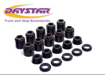 Daystar - Daystar KJ04005BK Body Mounts Jeep Wrangler YJ 1987-1996