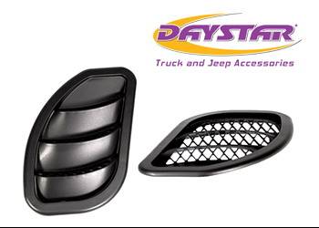 Daystar - Daystar KJ71052BK 86-92 Jeep MJ Comanche Side Hood Vent Kit Black Pair