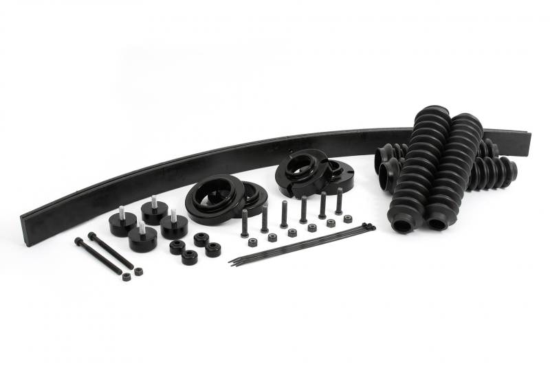 Daystar - Daystar KT09104BK 2.5" Lift with Add-A-Leaf Sway Bar Bushings Bump Stops and Shock Boots Toyota Tundra 1996-2006