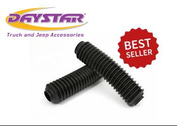 Daystar - Daystar KU20002BK Shock Boots and Zip Ties Bagged Black Pair