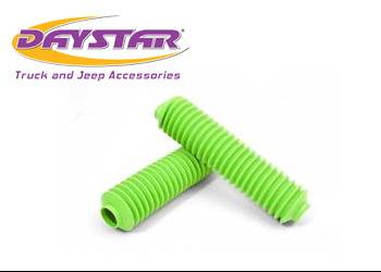 Daystar - Daystar KU20002FG Shock Boots and Zip Ties Bagged Fluorescent Green Pair