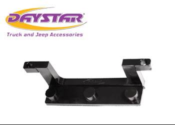 Daystar - Daystar KU70040BK License Plate Bracket for Roller Fairlead Isolator Black