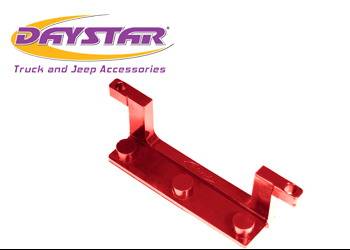 Daystar - Daystar KU70040RE License Plate Bracket for Roller Fairlead Isolator Red