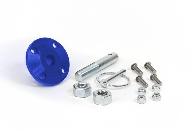 Daystar - Daystar KU71104RB Hood Pin Kit Blue Single with Polyurethane Isolator Pin Spring Clip and Related Hardware