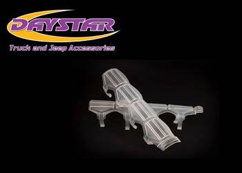 Daystar - Daystar KU71127CL Universal Shock and Steering Stabilizer Armor Clear with Mounting Rings Set of 4
