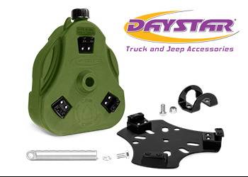 Daystar - Daystar KU71129GN Cam Can Green 2 Gallon with 1.5" Roll Bar Mount with Spout