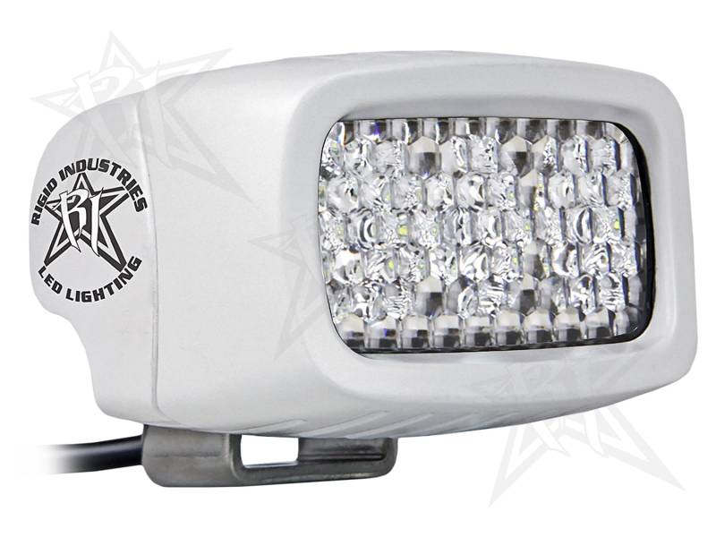 Rigid Industries - Rigid Industries 95251 M-Series SR-M2 Single Row Mini 60 Deg. Diffusion LED Light