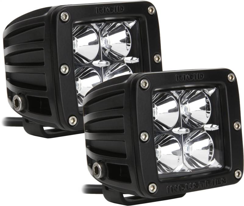 Rigid Industries - Rigid Industries 20214 D-Series Dually 20 Deg. Flood LED Light