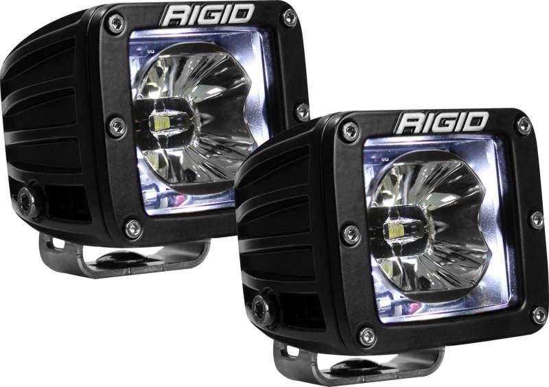 Rigid Industries - Rigid Industries 20200 Radiance Cube Lights in Clear Pair