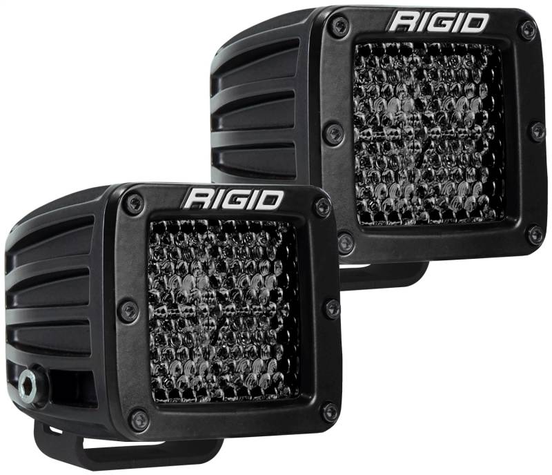 Rigid Industries - Rigid Industries 202513BLK D-Series Pro Spot Diffused Midnight Edition Light