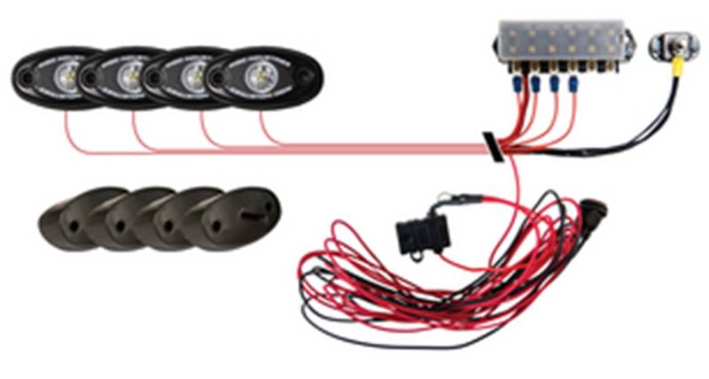 Rigid Industries - Rigid Industries 40021 A-Series Rock Light Kit