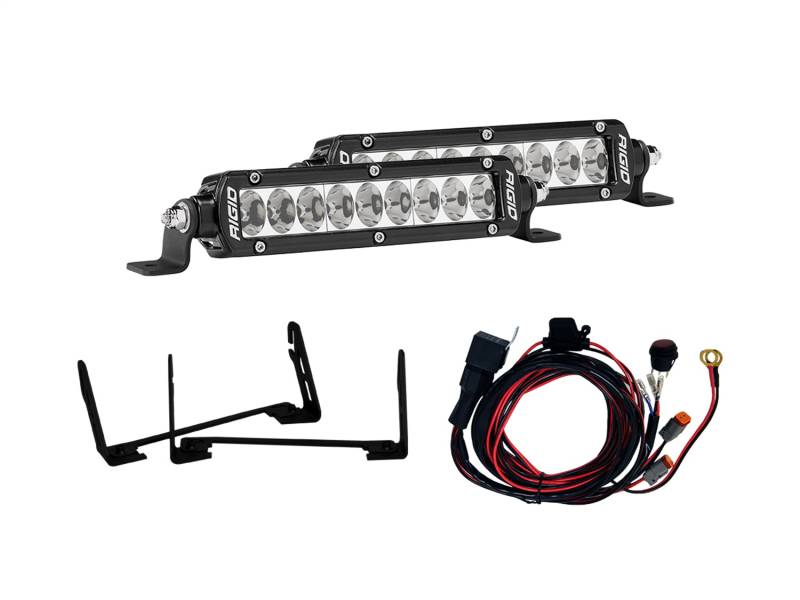 Rigid Industries - Rigid Industries 41612 Stealth Grille Light Kit