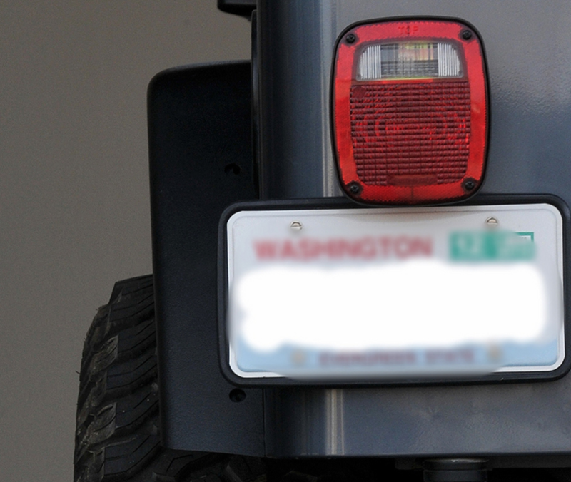 MCE Fenders - MCE Fenders FFTJG2-4.5-R 2 Rear 4.5" Wide Flat Fender Flares Jeep Wrangler TJ/LJ 1997-2006