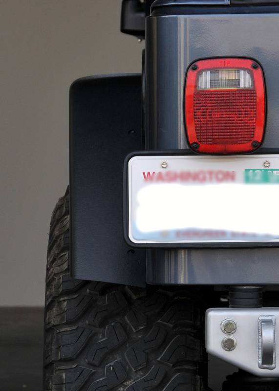 MCE Fenders - MCE Fenders FFYJG2-6-R 2 Rear 6" Wide Flat Fender Flares Jeep Wrangler YJ 1987-1995