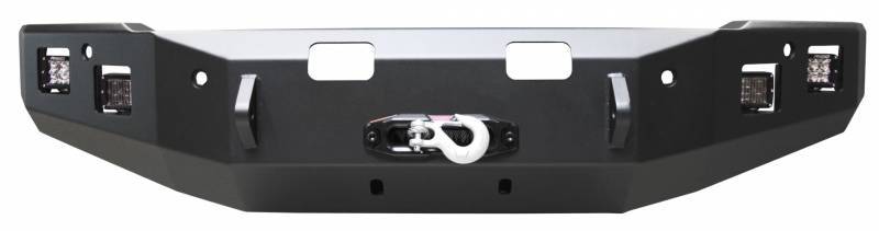 Backwoods - Backwoods BWDAR2-101XXFFB Brute Winch Front Bumper with Sensor Holes for Dodge Ram 2500/3500 2010-2018