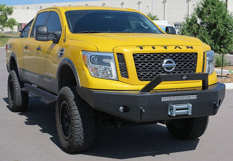 Steelcraft - Steelcraft 70-14080 Elevation Bullnose Front Bumper Nissan Titan XD Diesel Only 2016-2020