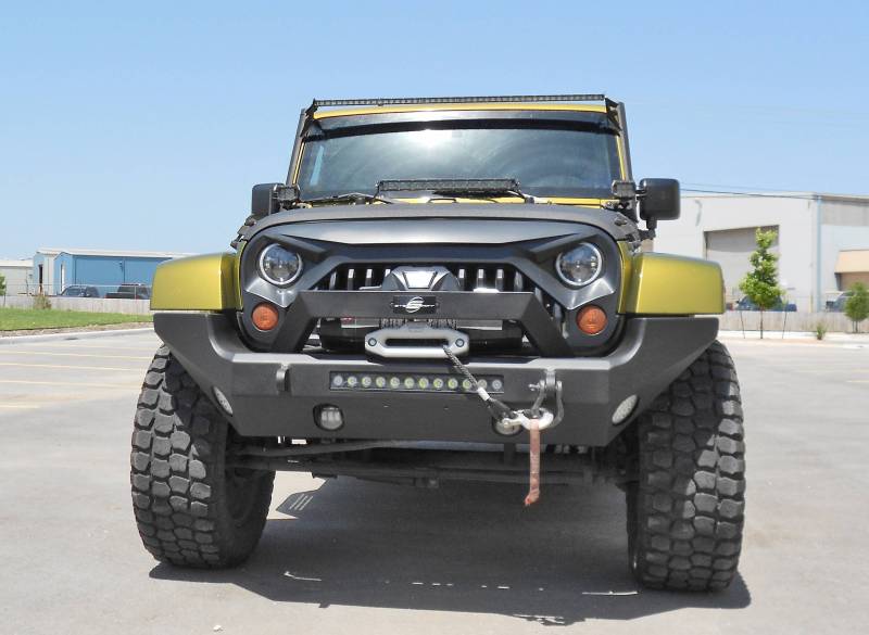 Steelcraft - Steelcraft 70-92600 Elevation Bullnose Front Bumper Jeep Wrangler JK 2007-2018