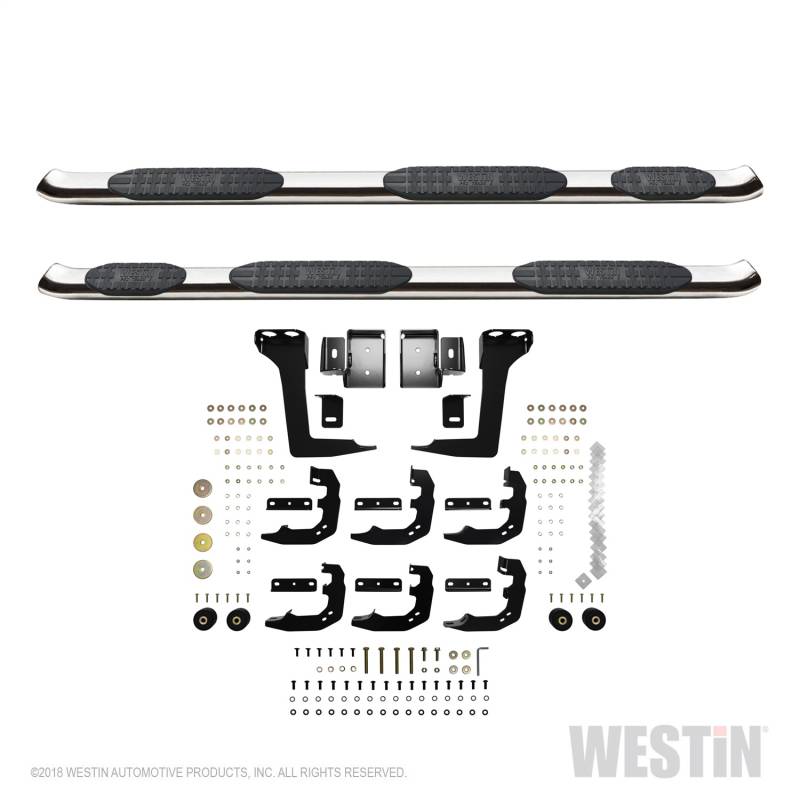 Westin - Westin 21-534730 PRO TRAXX 5 Oval W2W Nerf Step Bars Ram 1500 Quad Cab 2019-2020 (6.5' Bed)(Excl. 2019-2020 Dodge RAM 1500 Classic)