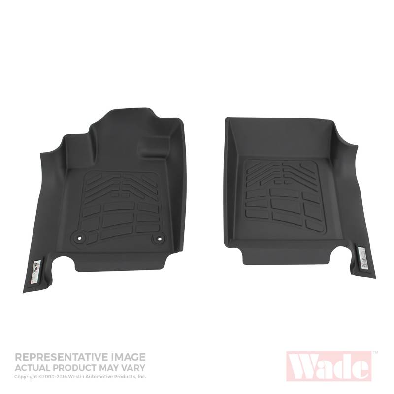 Westin - Westin 72-110037 Sure Fit Floor Liners Front Ford F-250/350/450/550 2011-2012 (No foot rest cut out)