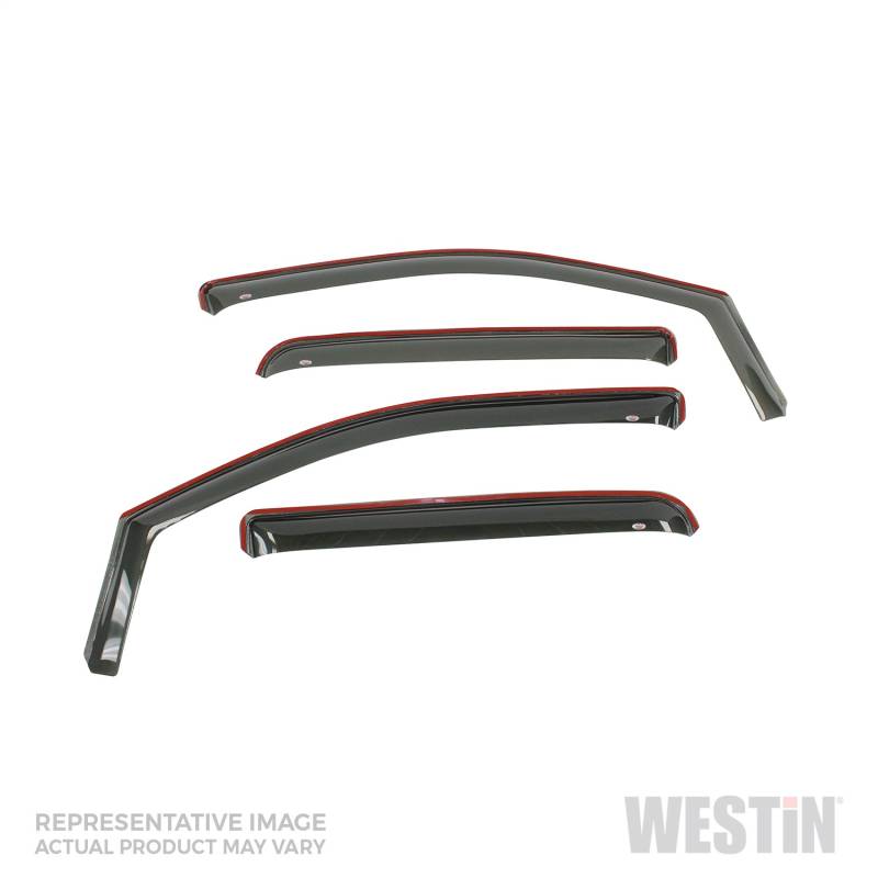 Westin - Westin 72-44489 In Channel Wind Deflector 4pc Honda Ridgeline 2017-2020