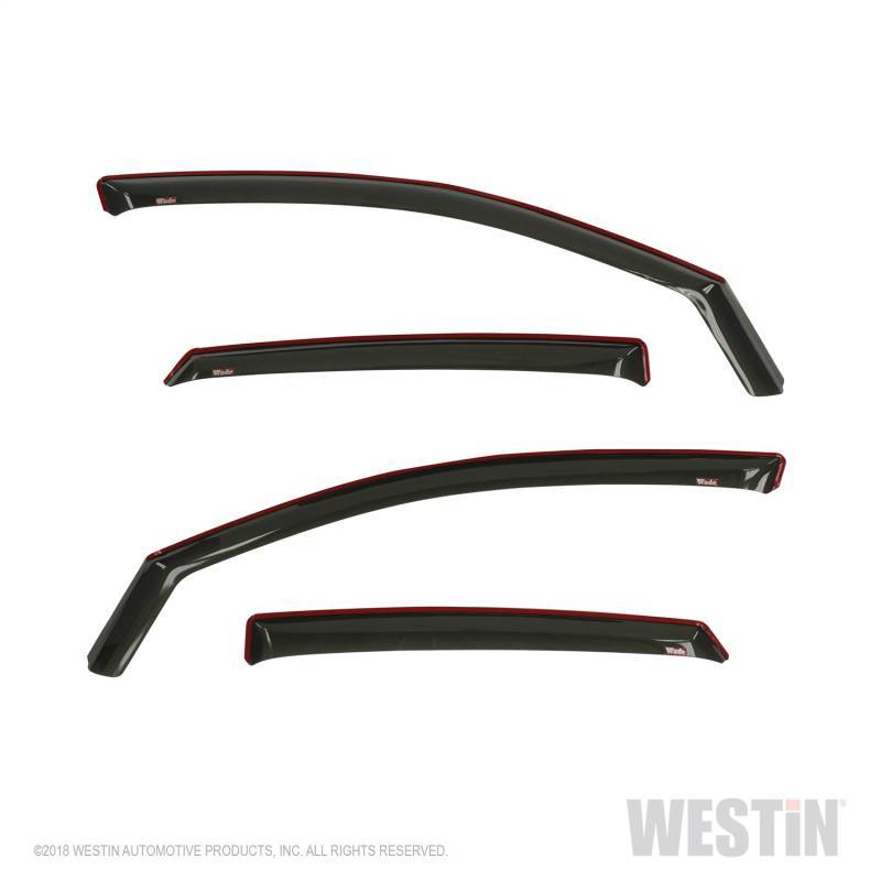 Westin - Westin 72-44493 In Channel Wind Deflector 4pc Honda Civic Sedan 2016-2019