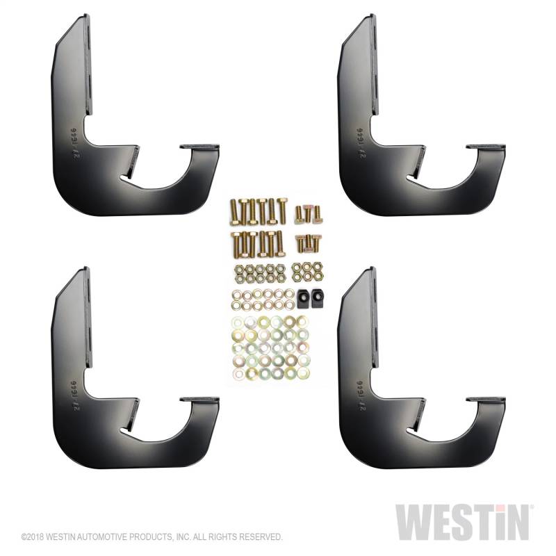 Westin - Westin 27-2135 Running Board Mount Kit Chevrolet/GMC Chevy Silverado and GMC Sierra 1500 Regular Cab 2014-2018 (Rocker Mount) and 2500/3500 Regular Cab 2015-2019 (Excl Diesel)