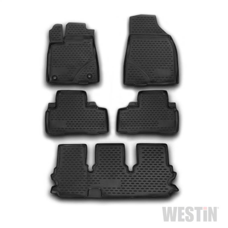 Westin - Westin 74-41-51036 Profile Liners Front, 2nd & 3rd Row Set Toyota Highlander 2014-2019