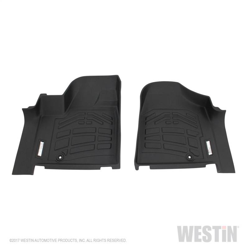 Westin - Westin 72-110090 Sure Fit Floor Liners Front Dodge/Chrysler/Volkswagen Gr and Caravan 2012-2019 and Town & Country 2012-2016 and Routan 2011-2014