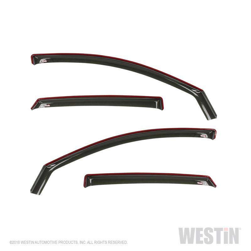 Westin - Westin 72-44491 In Channel Wind Deflector 4pc Honda Accord Sedan 2018-2019