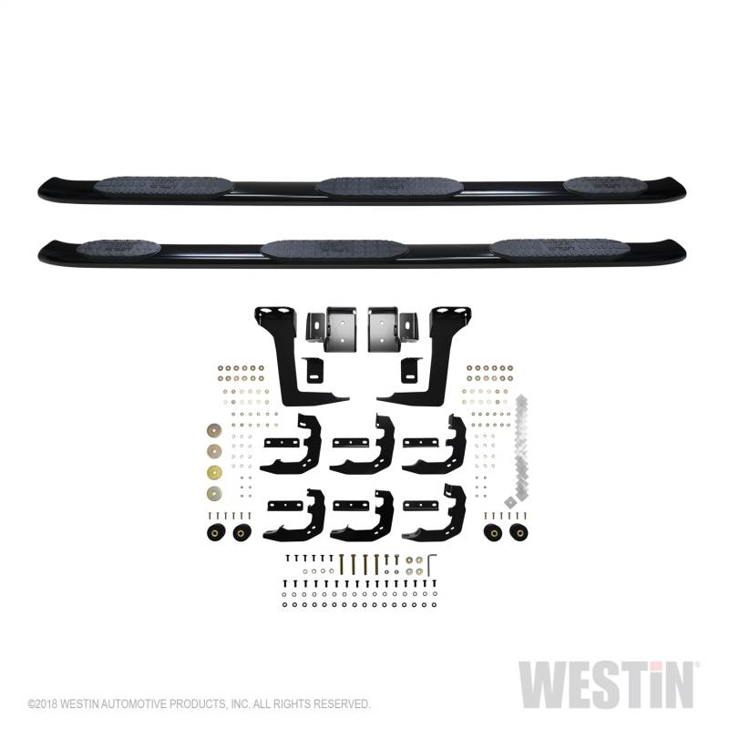Westin - Westin 21-534725 PRO TRAXX 5 Oval W2W Nerf Step Bars Ram 1500 Crew Cab 2019-2020 (6.5' Bed)(Excl. 2019-2020 Dodge RAM 1500 Classic)