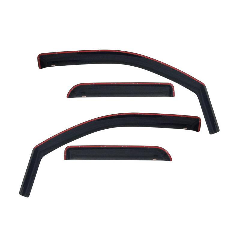 Westin - Westin 72-39407 In Channel Wind Deflector 4pc Chevrolet/GMC Chevy Silverado and GMC Sierra 2500HD/3500 Extended Cab 2007-2014 Chevy Silverado and GMC Sierra 1500 Extended Cab 2007-2013